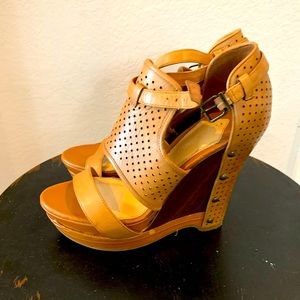 Brown Wedge Sandal